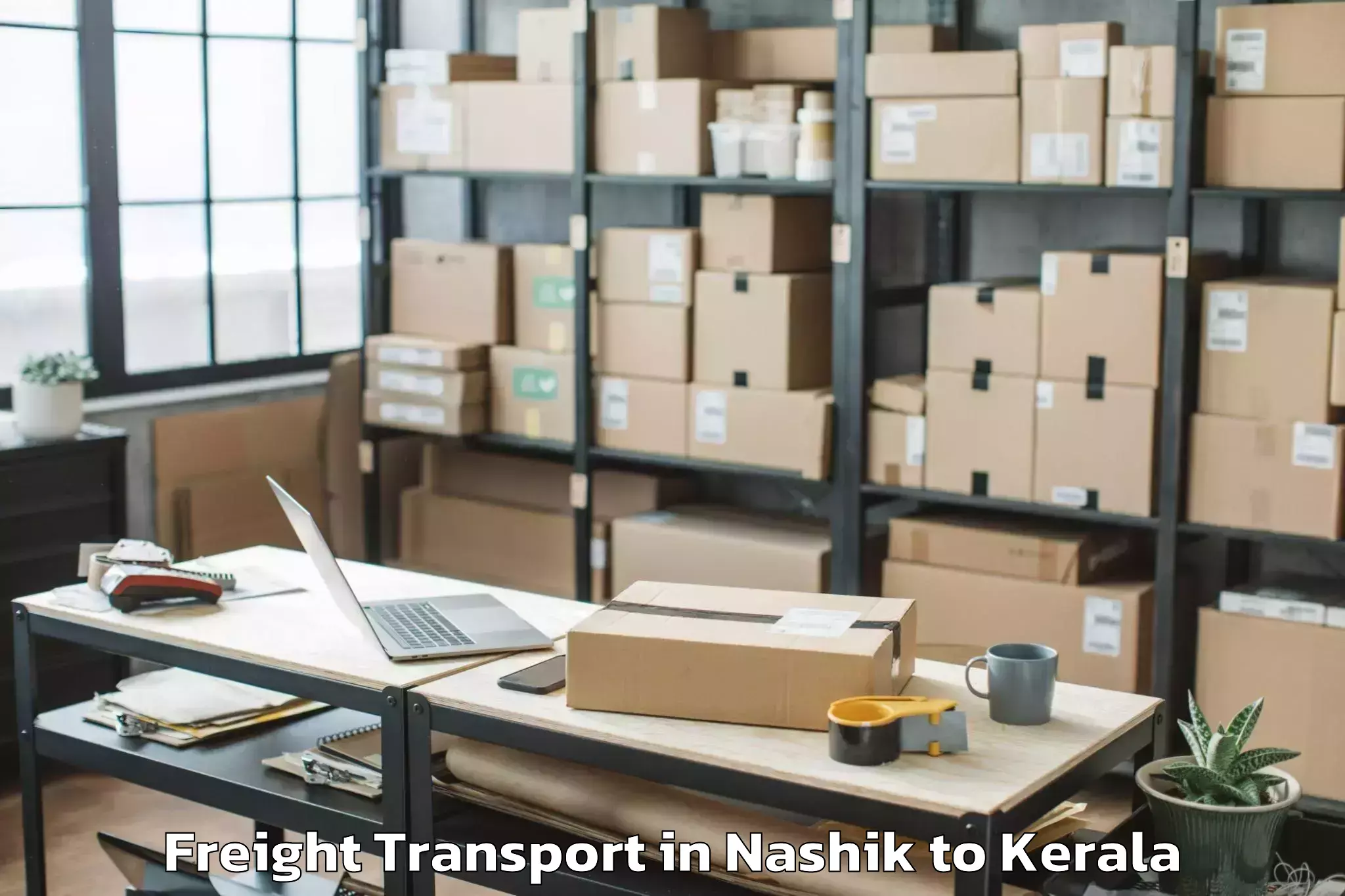 Trusted Nashik to Punalur Freight Transport